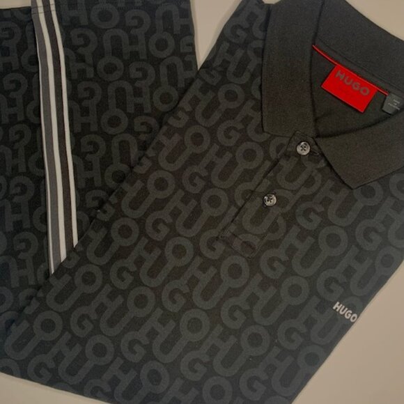HUGO BOSS Men's Donian Regular-Fit Logo Print Polo Shirt. BRAND NEW! Size: XL. - Picture 7 of 8